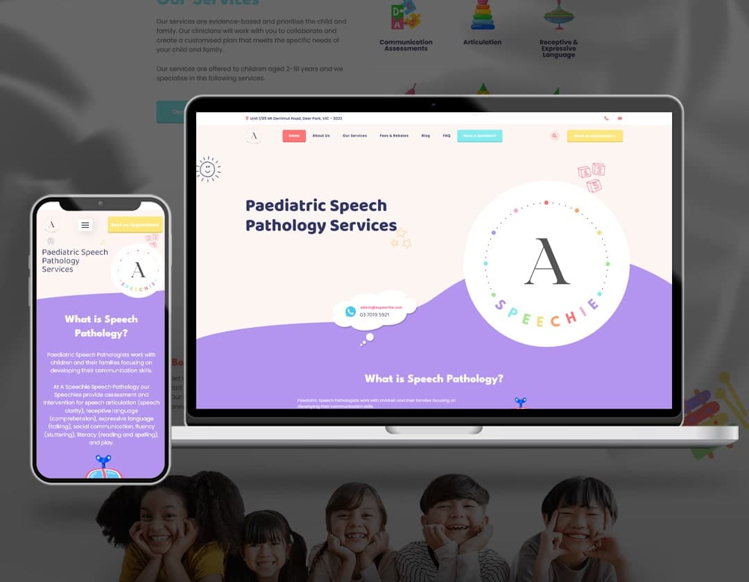 Conceito do projeto A Speechie Speech Pathology